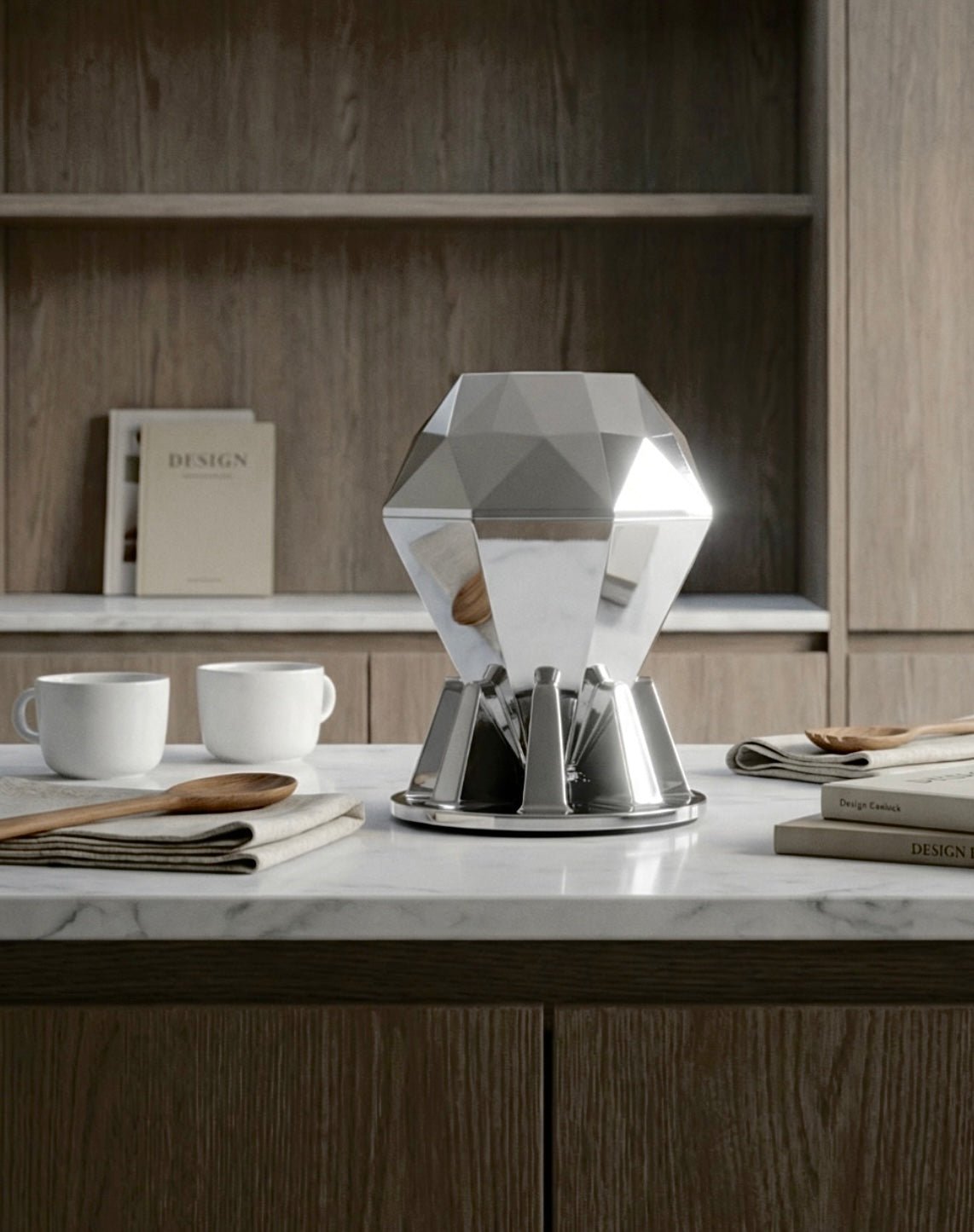 Diamond Cutlery Holder - Almastene - Luxury Home Decor